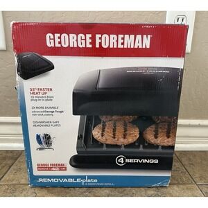 George Foreman GR0060B Classic 4 Servings Grill/ Panini Grill